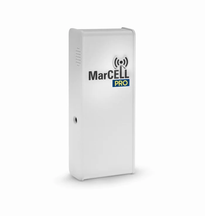 MarCELL Pro Multisensor device for advanced temperature, humidity, and power monitoring.