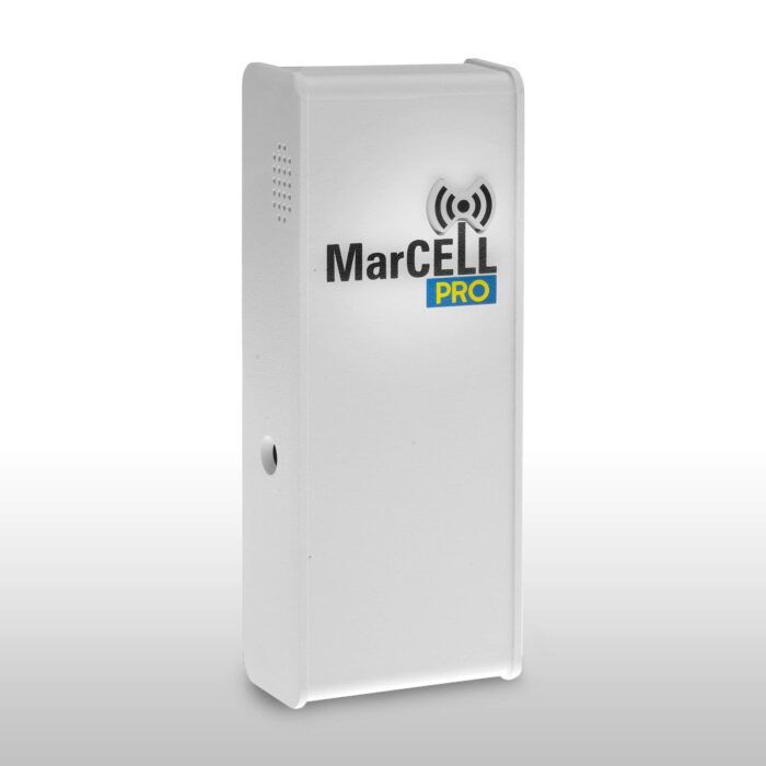 MarCELL Pro Multisensor device for advanced temperature, humidity, and power monitoring.